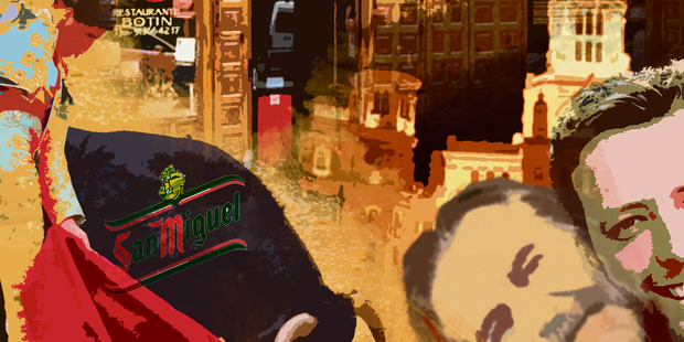 Tapas can mean just about anything in Madrid, says James Blick. Illustration / Rod Emmerson