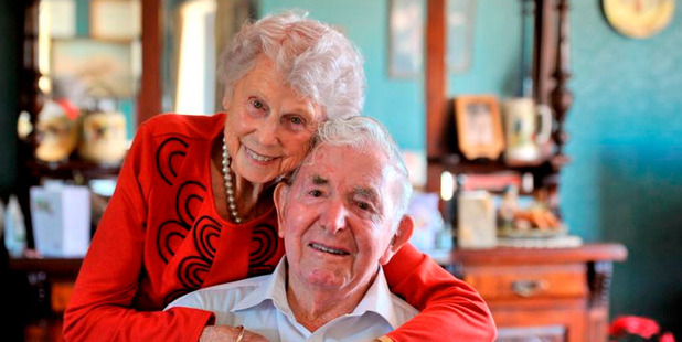 Kath and Pop Winmill have been married for 65 years. Photo / Linda Robertson