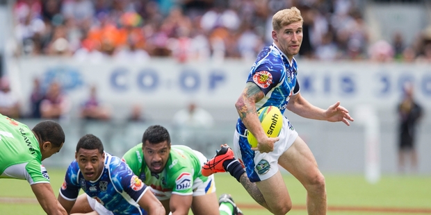Sam Tomkins has impressed in pre-season action. Photo / Greg Bowker