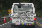 Wicked Campers has previously raised eyebrows over other colourful advertising that sparked complaints to the ASA. File photo / NZ Herald Wicked Campers has previously raised eyebrows over other colourful advertising that sparked complaints to the ASA. File photo / NZ Herald