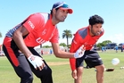 Amjad Javed (left) and Muhammad Naveed train at Nelson Park, Napier. Amjad Javed (left) and Muhammad Naveed train at Nelson Park, Napier.