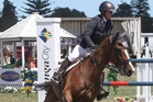 Lisa Cubitt on Mon Deja Vue won the Bayleys Grand Prix showjumping event at Tauranga racecourse. Lisa Cubitt on Mon Deja Vue won the Bayleys Grand Prix showjumping event at Tauranga racecourse.