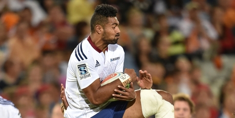 Lolagi Visinia was part of a Blues Super 15 side that fumbled its chances against the Cheetahs. Photo / Gallo Images