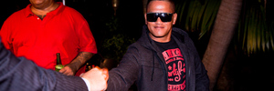 Teina Pora with supporters after the verdict came out about his conviction from the Privy Council. Photo / Dean Purcell.