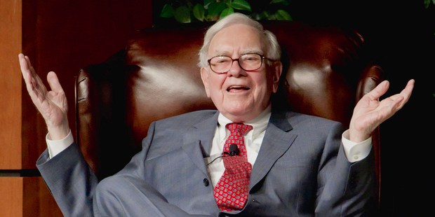 Warren Buffett took over Berkshire Hathaway 50 years ago. Photo / AP