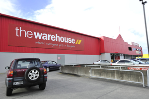 The Warehouse today posted a 19 per cent drop in adjusted first-half profit to $37.2 million, in line with its forecast.