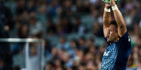 Blues Keven Mealamu . Photo / Greg Bowker.