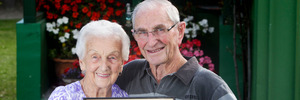 Dawn and Jeff Laurent are celebrating their 70th wedding anniversary today. PHOTO / PAUL TAYLOR
