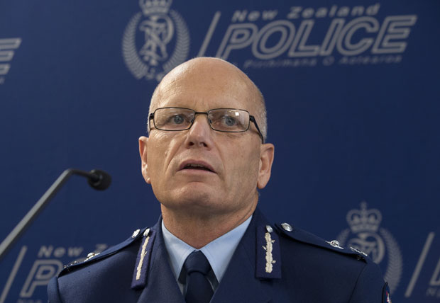 Mike Clement, police deputy commissioner of National Operations, at today's announcement. Photo / Mark Mitchell