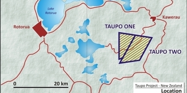 The search for gold near Kawerau looks promising.