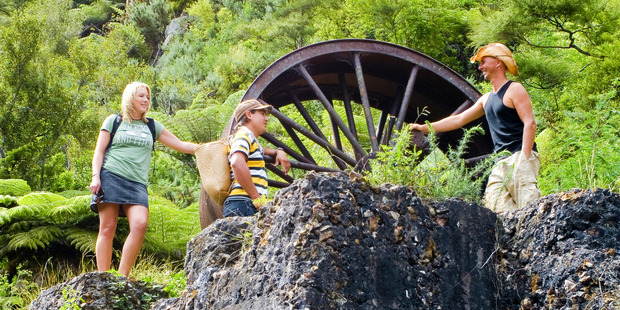 The Woodstock Battery in Karangahake Gorge. Photo / Tourism Coromandel