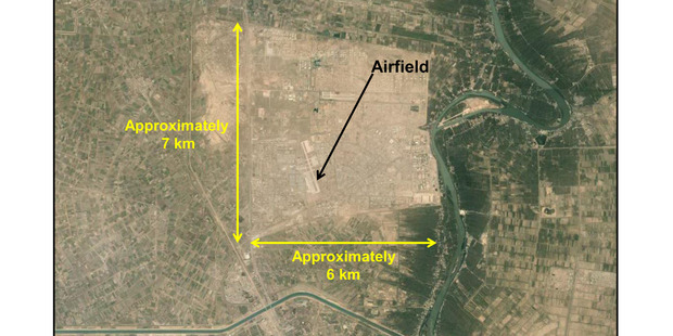 The Taji Military Complex near Baghdad, Iraq where the New Zealand and Australian training contingent are sited. Photo supplied by NZDF