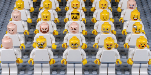Which Lego face do you most feel like? Photo / Supplied