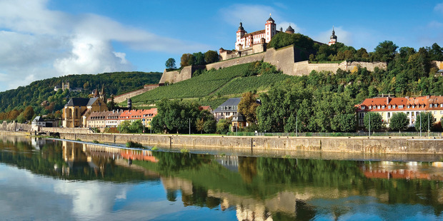 Marienberg Fortress overlooks the Main River at Wurzburg, Germany, one of the highlights of the Magnificent Europe cruise. Photo / Supplied