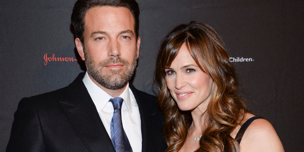 Ben Affleck and his wife actress Jennifer Garner during happier times in 2014. Photo/AP