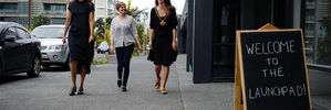 The ARCO team: Ana Heremaia, Felicity Brenchley and Ruby Watson. Photo / Mark Tantrum