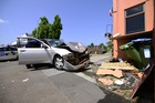 Crash on Cameron Road and 4th Ave. Photo/George Novak Crash on Cameron Road and 4th Ave. Photo/George Novak