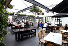 The open air beer garden at the Elephant Wrestler pub at 138 Hurstmere Road in Takapuna. Photo / Janna Dixon The open air beer garden at the Elephant Wrestler pub at 138 Hurstmere Road in Takapuna. Photo / Janna Dixon