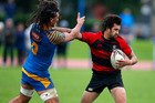 Te Rangi Fraser, right, playing for Whaka last year. Photo / Andrew Warner Te Rangi Fraser, right, playing for Whaka last year. Photo / Andrew Warner