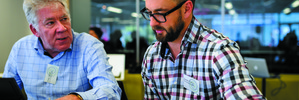 The Wellbeing Game's Phil Harper and Carsten Grimm. Photo / Mark Tantrum