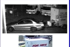 Security cameras capture the image of the car that towed away a custom-built chiller-freezer unit from a Napier firm's yard. Security cameras capture the image of the car that towed away a custom-built chiller-freezer unit from a Napier firm's yard.