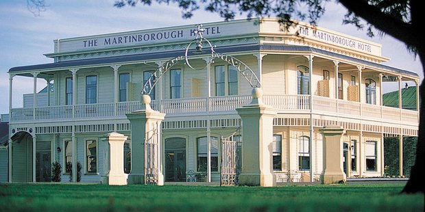 The Martinborough Hotel was restored in 1996 to a five-star level. Photo / Supplied