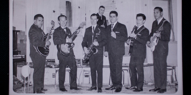 The Bill Sevesi Group from 1959 with Sevesi second left (supplied)