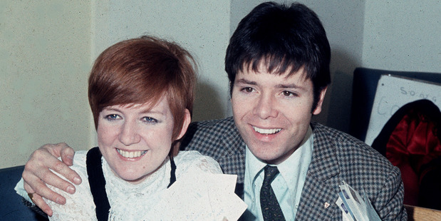 Cilla Black with Cliff Richard in 1968. Photo / AP