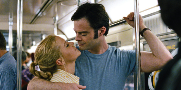 Amy Schumer and Bill Hader star in Trainwreck