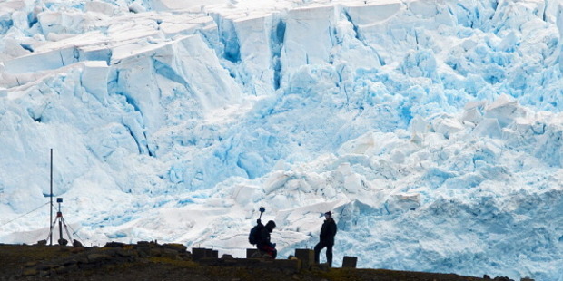 Scientists in Antarctica. Photo / Getty Images
