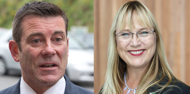 Immigration Minister Michael Woodhouse and Green MP Denise Roche debated over Kiribati man Ioane Teitiota - who claimed refugee status because climate change. Photo / Mark Mitchell / Supplied