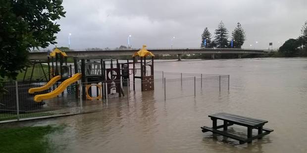 Flooding in Wairoa. Photo / Supplied via Wairoa Community Catch Up Facebook