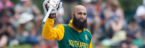South African batsman Hashim Amla.