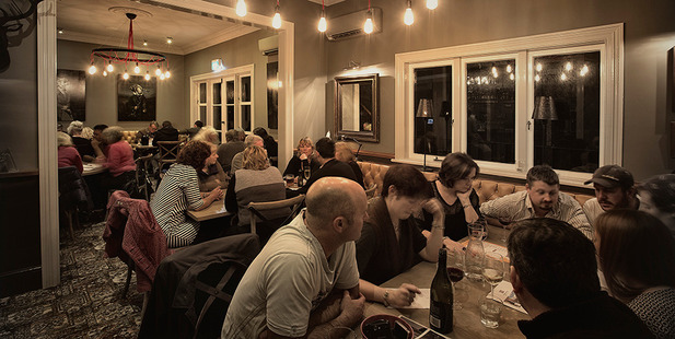 The restaurant within the Matakana Village pub and restaurant.