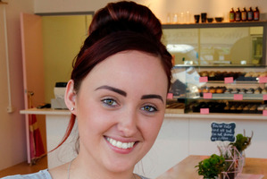 Ashley Adams of Cuppacakes Northland was thrilled to be named More FM Customer's Choice Retail Provider.