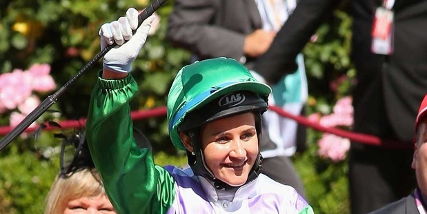 Michelle Payne became the first female to win the race, riding Prince of Penzance. Photo / Getty Images.