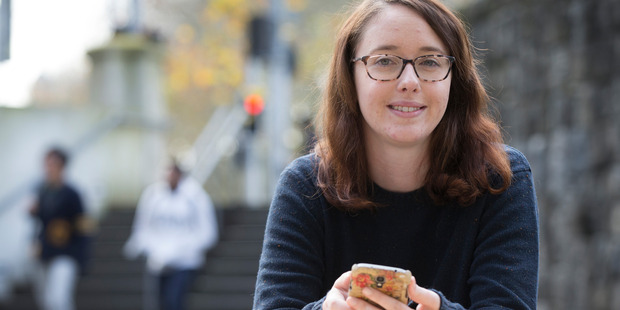 Auckland University psychology student Samantha Stronge, who has recently completed a study on the way Facebook makes people feel. Photo / Nick Reed
