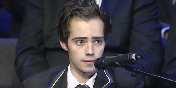 The teenager was diagnosed with Burkitt lymphoma - a fast-growing cancer which is fatal if left untreated - in late October. Photo / YouTube