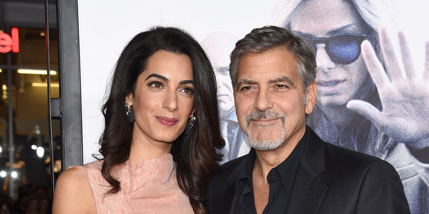 George Clooney has revealed his proposal to Amal Clooney took 25 minutes. Photo / Getty