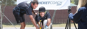 TOP CLASS: Coaches Ben Williams (left), and Russ Williams at the Ben Williams Cricket Academy in Te Puna.PHOTO/JOHN BORREN