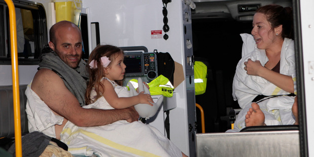 Man dives into water to save daughter