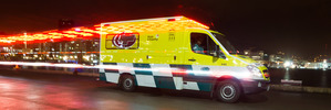Police said the woman was taken to Dunedin Public Hospital.