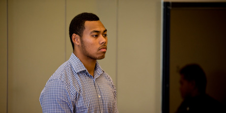 Blues rugby player Tevita Li has avoided a conviction for drink driving. Photo / Dean Purcell