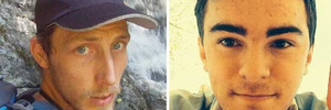 Teacher Andre Vogel (left) and 16-year-old student Gabriel Runge were killed in a crash near Rotorua.