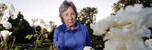 Maureen Grapes, Hastings, says rabbits are running rampant in Frimley Park. PHOTO / PAUL TAYLOR