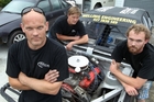 Wayne Melling (front), and brothers Darren and Daniel will be three of 12 Hawke's Bay starters in the North Island Streetstock Championship at Meeanee this weekend. Photo / Duncan Brown Wayne Melling (front), and brothers Darren and Daniel will be three of 12 Hawke's Bay starters in the North Island Streetstock Championship at Meeanee this weekend. Photo / Duncan Brown