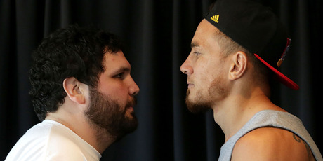 Sonny Bill Williams faces off against experienced heavyweight Chauncy Welliver. Photo / Getty
