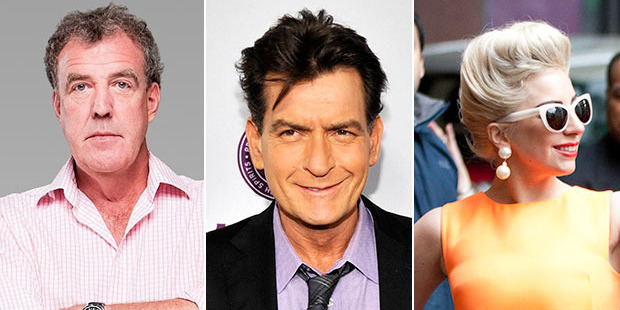 Jeremy Clarkson, Charlie Sheen and Lady Gaga all had lavish demands when staying on Waiheke during their visits. Photos / File