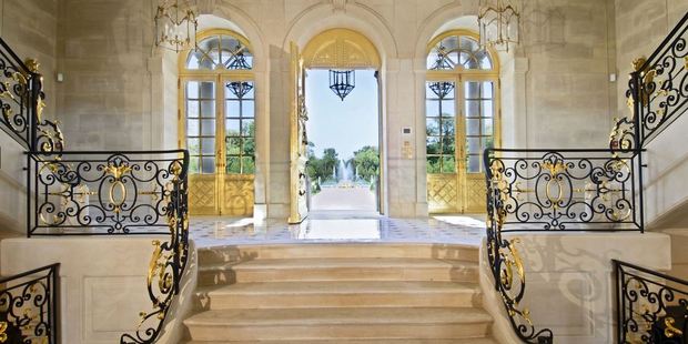 Marble has been featured heavily throughout the property. Photo / Chateau Louis XIV 