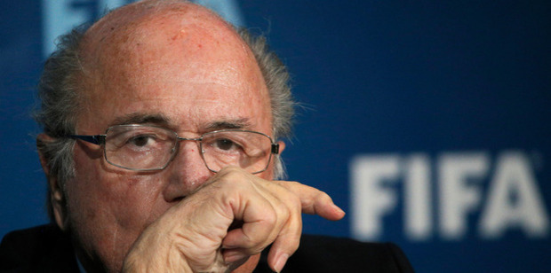FIFA's ethics committee has banned Sepp Blatter for eight years from all soccer-related activities. Photo / AP